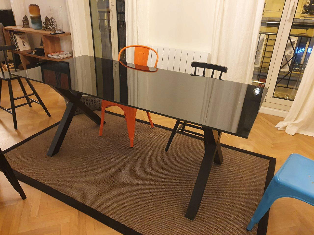 Vends table Habitat Dublin Plateau en verre sur Gens de Confiance